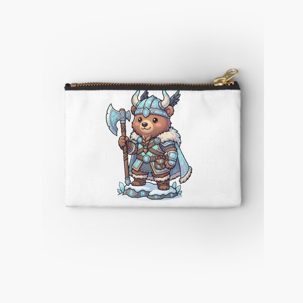 Item preview, Viking Bear Warrior with Battle Axe designed and sold by PixelStyle Studio.