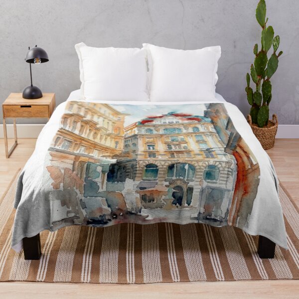 Item preview, Vienna Schonbrunnerhaus Watercolor designed and sold by caracatita75.