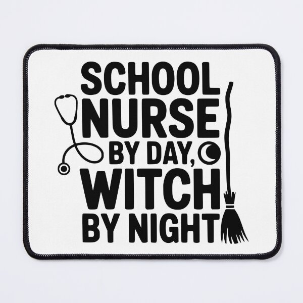 Item preview, School Nurse By Day Witch By Night designed and sold by theartfulaspie.