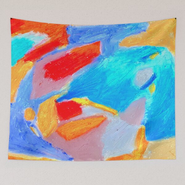 Item preview,  abstract. oil pastels designed and sold by Tereza Pilar  Art.