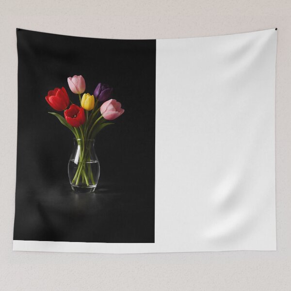 Item preview, Vibrant Colorful Tulips Spring Floral Bloom designed and sold by bellaever.