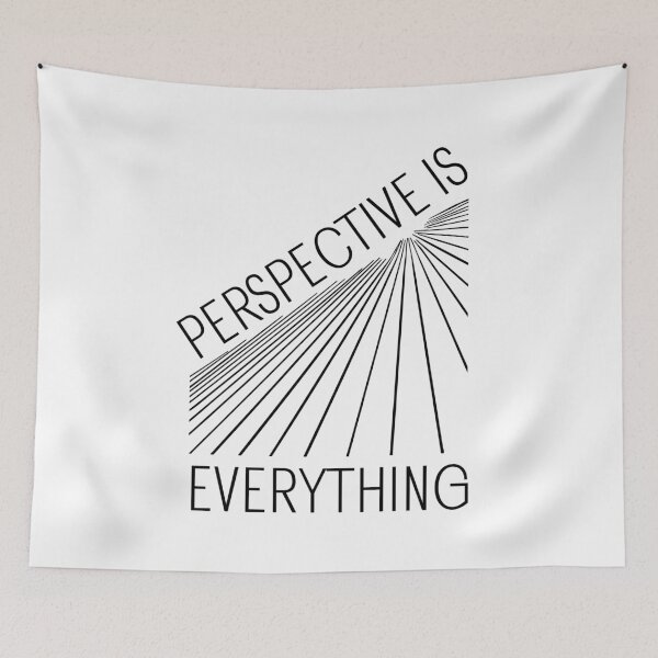 Item preview, Perspective is Everything Motivational Mindset Lines designed and sold by HYPNK.
