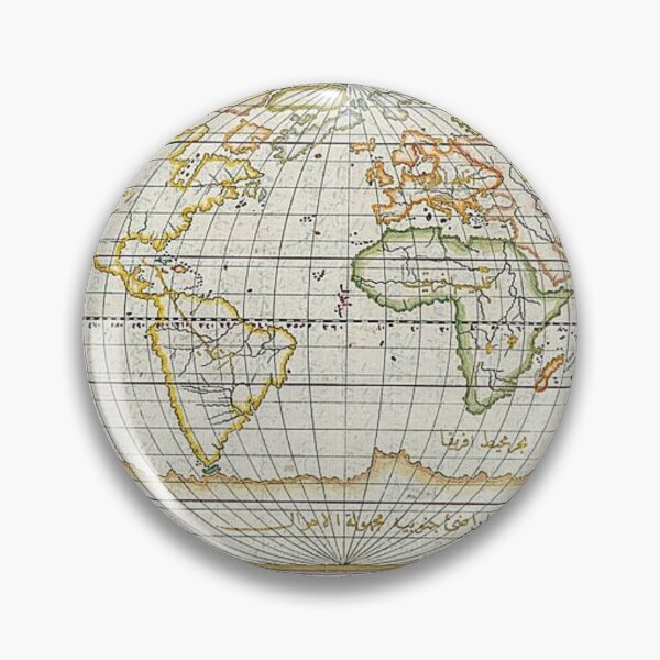 Item preview, Old World Oval World Map Vintage designed and sold by BuckaBaby.