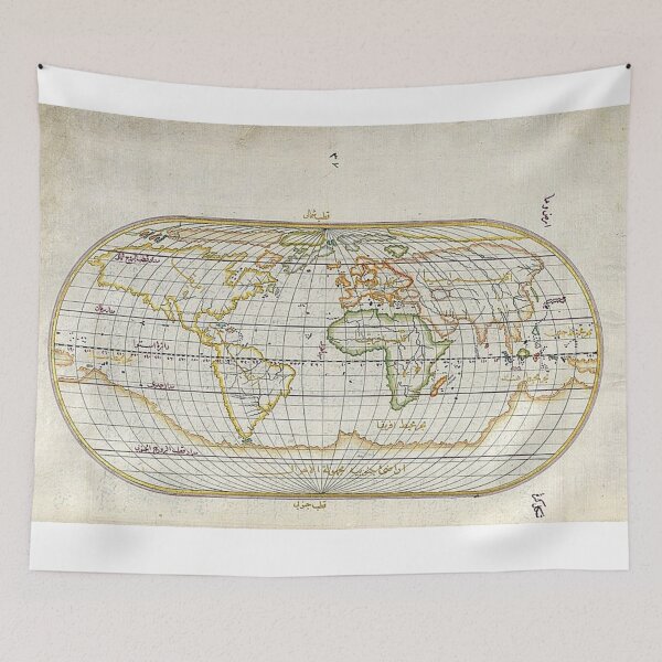 Item preview, Old World Oval World Map Vintage designed and sold by BuckaBaby.