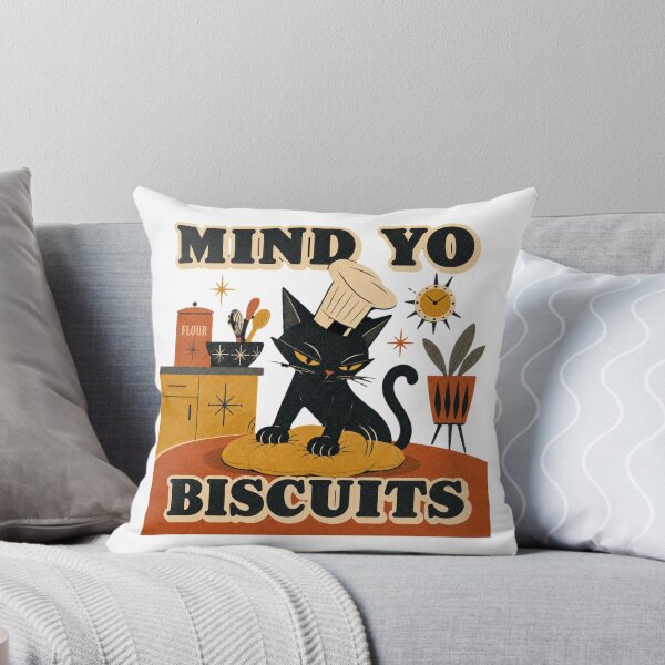 Item preview, Sassy Cat Making Biscuits designed and sold by OverThunk.