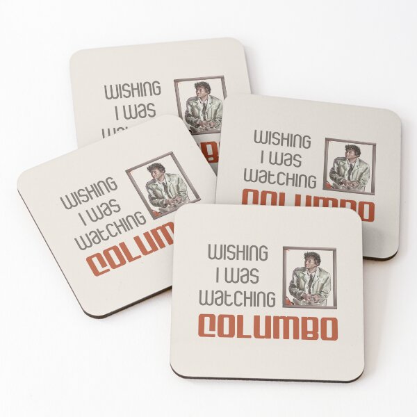 Item preview, Wishing I Was Watching Columbo (on Off-White) designed and sold by PawsitiveMum3.