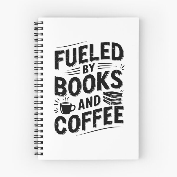 Item preview, Fueled By Books And Coffee designed and sold by theartfulaspie.