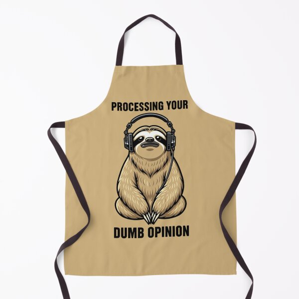 Item preview, Processing Your Dumb Opinion Funny Uninterested Sloth Meme designed and sold by BooDesignStudio.