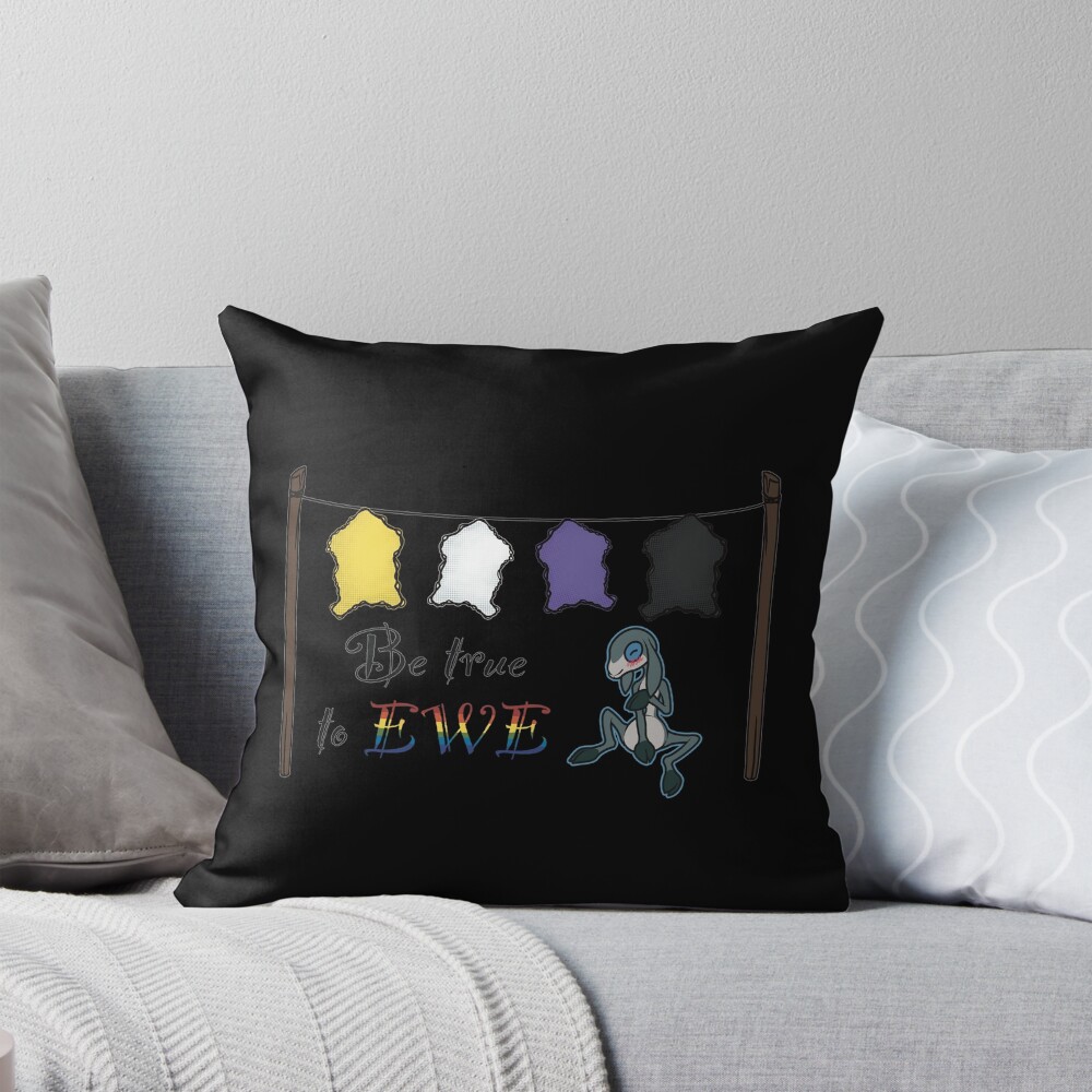Item preview, Throw Pillow designed and sold by Rhunyx.