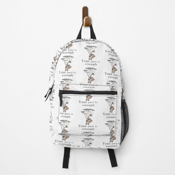 Item preview, Your Pace Is Enough Ostrich | Positive Growth Quote Art designed and sold by Samaya-.
