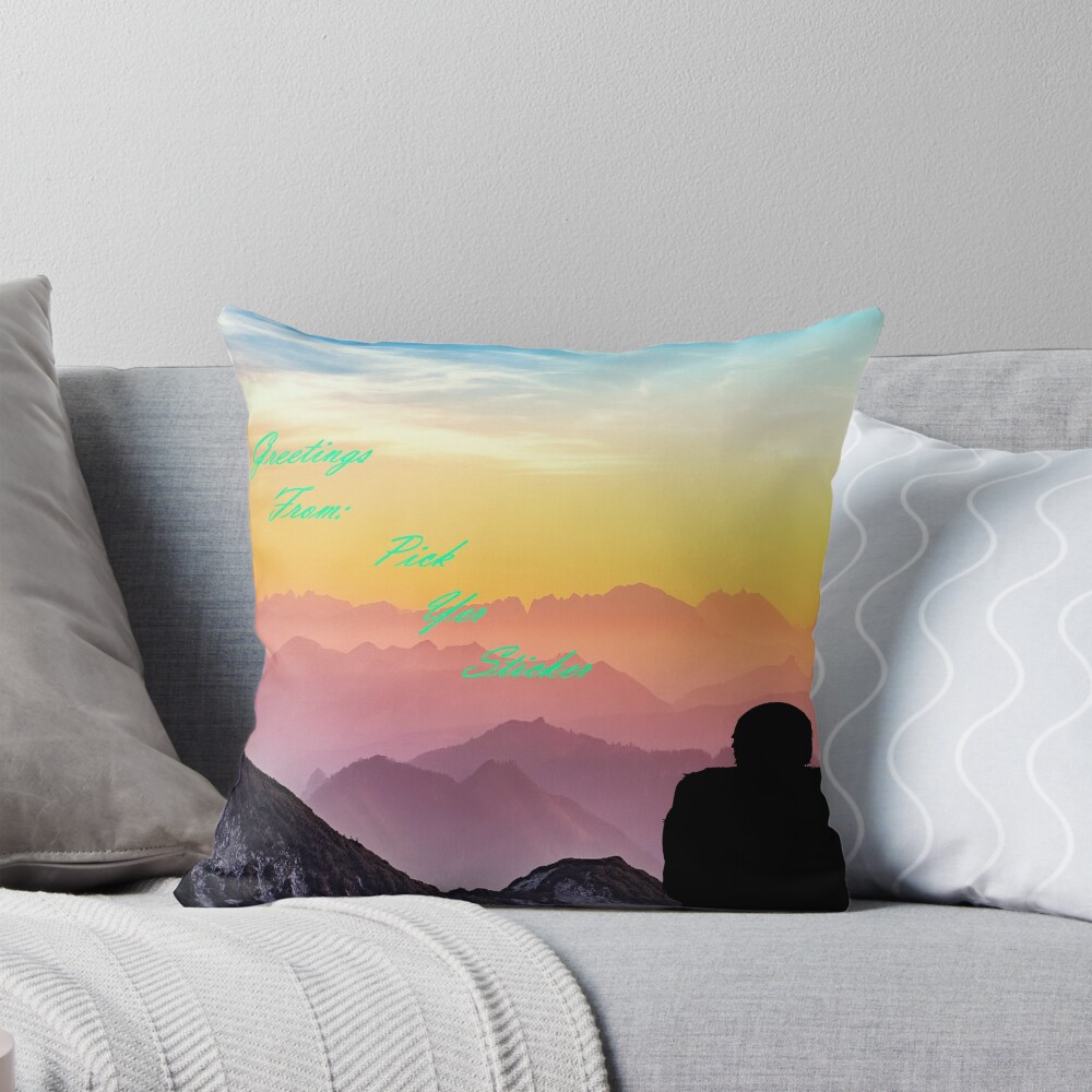 Item preview, Throw Pillow designed and sold by PickYerSticker.