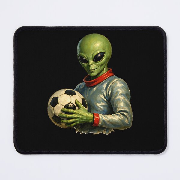 Item preview, Alien with a football designed and sold by ReneMM.