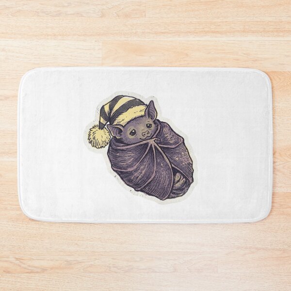 Item preview, Cozy Bedtime Bat - Vintage Sticker Art designed and sold by Mr. Pawsome.