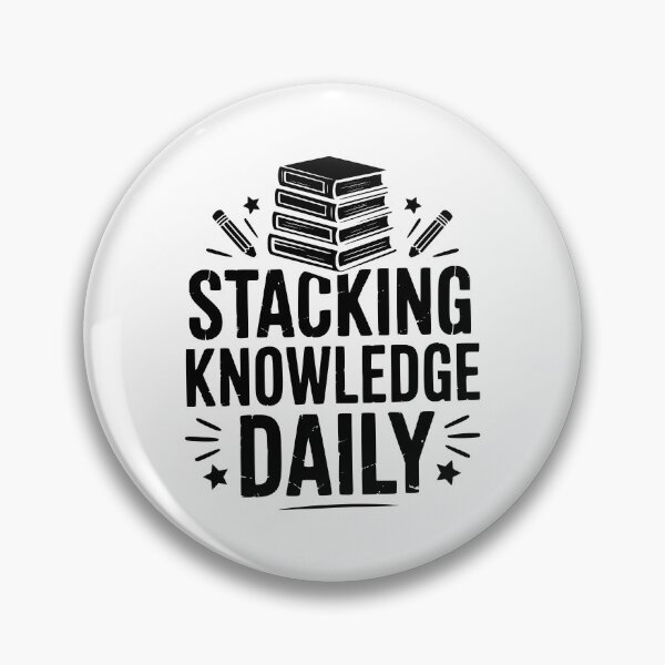 Item preview, Stacking Knowledge Daily designed and sold by theartfulaspie.