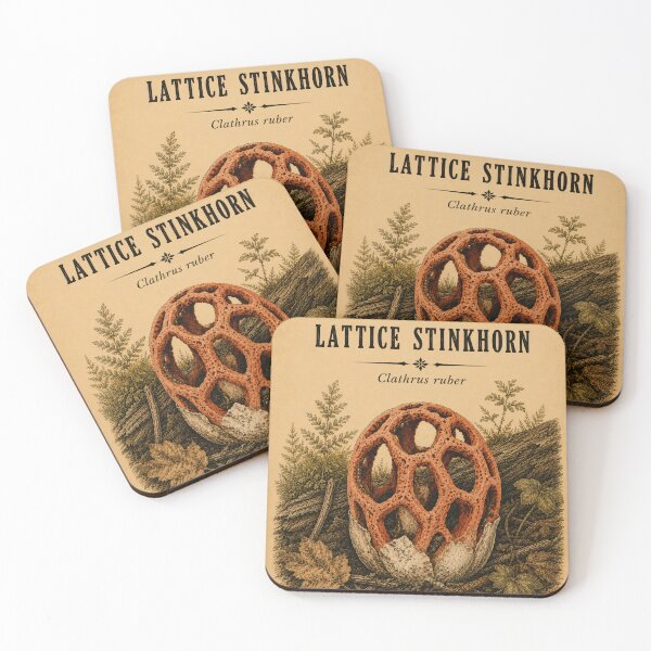 Item preview, Lattice Stinkhorn Mushroom designed and sold by StudioBloodmoon.