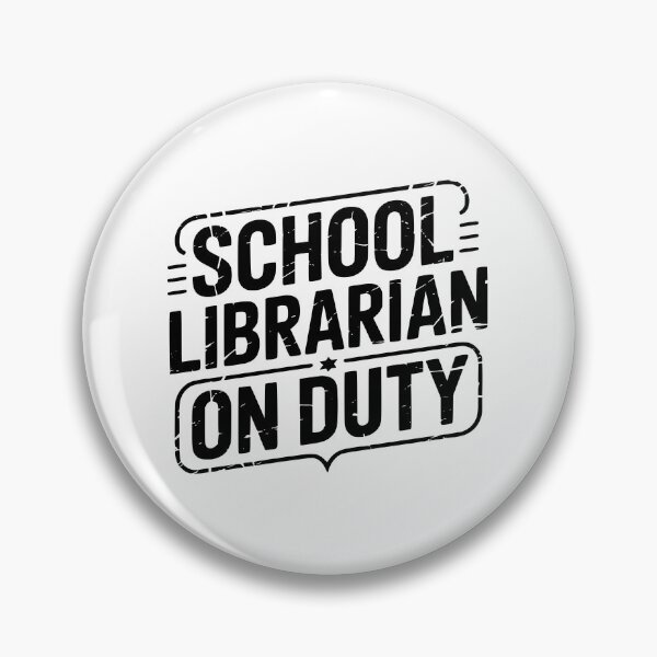 Item preview, School Librarian On Duty designed and sold by theartfulaspie.