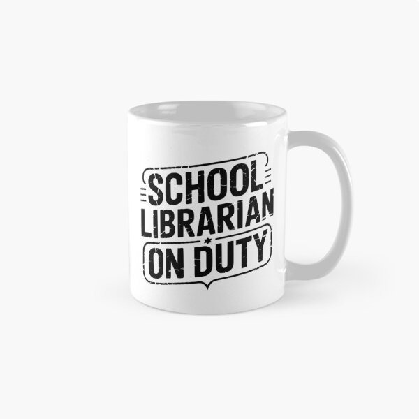 Item preview, School Librarian On Duty designed and sold by theartfulaspie.