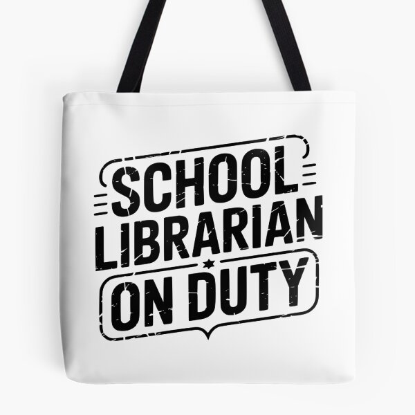 Item preview, School Librarian On Duty designed and sold by theartfulaspie.