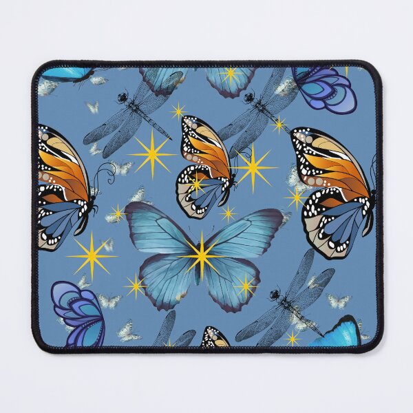 Item preview, Butterfly design art in blues designed and sold by Extremeallie.
