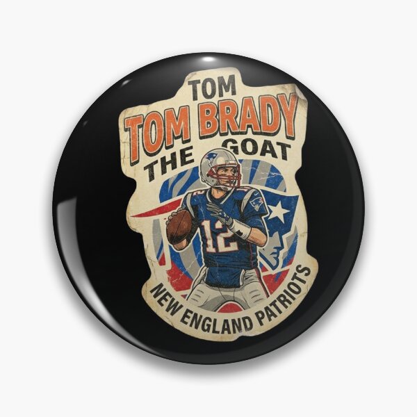 Item preview, Tom Brady GOAT Legend New England Patriots QB designed and sold by ThatFootball12.