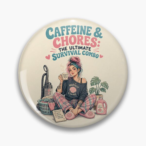 Item preview, Caffeine and chores  designed and sold by Emmaloo123.