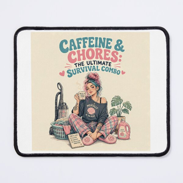 Item preview, Caffeine and chores  designed and sold by Emmaloo123.