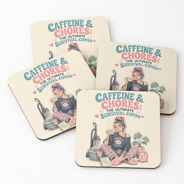 Item preview, Caffeine and chores  designed and sold by Emmaloo123.