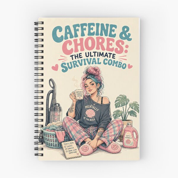 Item preview, Caffeine and chores  designed and sold by Emmaloo123.