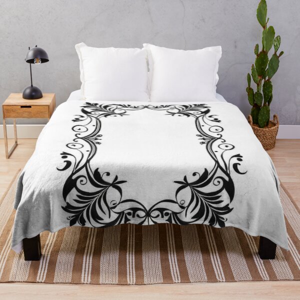 Item preview, Design - Victorian Ornamental Frame, Baroque Elegance in Black and White designed and sold by Reverso-Design.