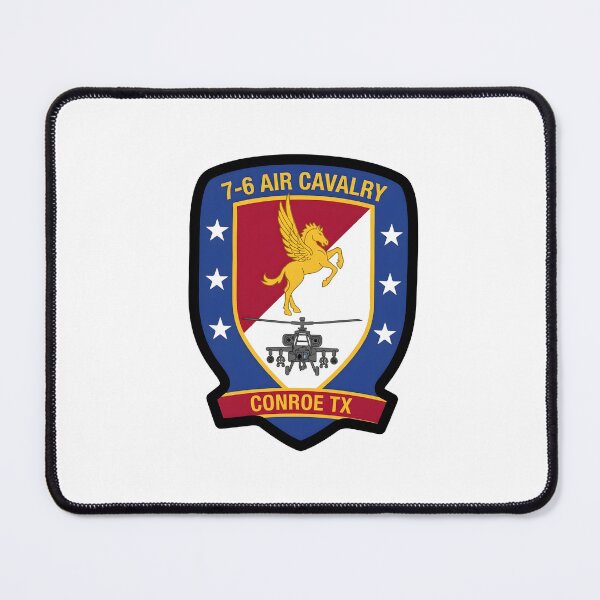 Item preview, Insignia of the 7th Squadron, 6th Cavalry Regiment (7-6 Air Cavalry) "Conroe, TX" designed and sold by CharlieDesings.