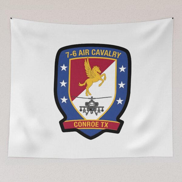 Item preview, Insignia of the 7th Squadron, 6th Cavalry Regiment (7-6 Air Cavalry) "Conroe, TX" designed and sold by CharlieDesings.