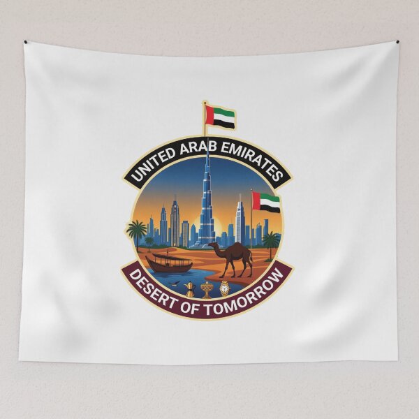 Item preview, United Arab Emirates – Desert of Tomorrow designed and sold by GnuArt.