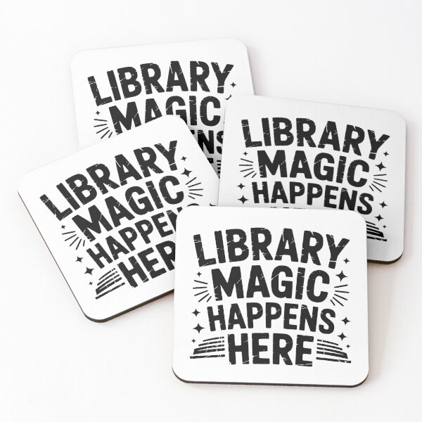 Item preview, Library Magic Happens Here designed and sold by theartfulaspie.