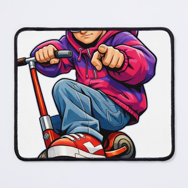 Item preview, Retro 90s Bowl Cut Scooter Boy Oliver Tree designed and sold by some peace.