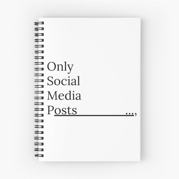 Item preview, Only social media posts..., designed and sold by ArtistTejal.