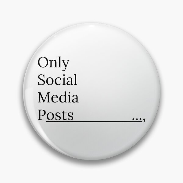 Item preview, Only social media posts..., designed and sold by ArtistTejal.