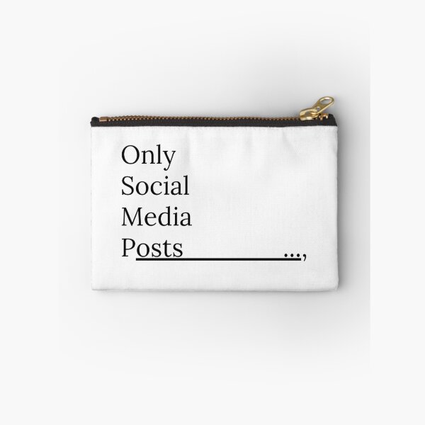 Item preview, Only social media posts..., designed and sold by ArtistTejal.