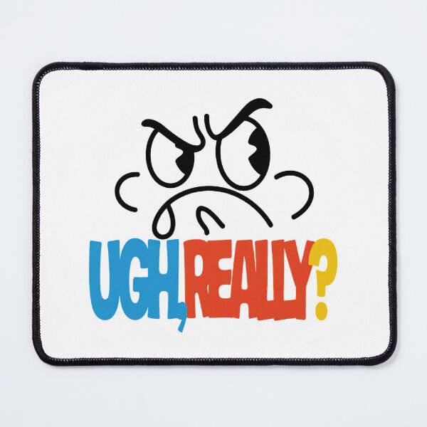 Item preview, Ugh, Really? – Funny Sarcastic Retro Eyes Design designed and sold by Cool-cat-art.