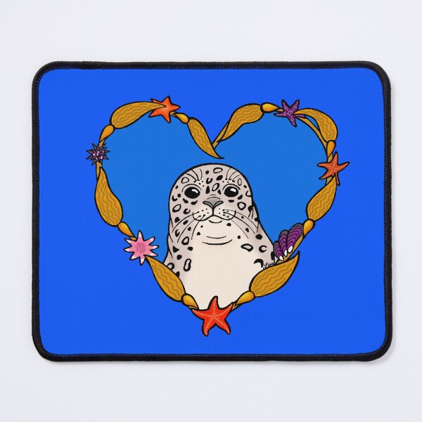 Item preview, Harbor Seal Kelp Heart designed and sold by sharkbait83.