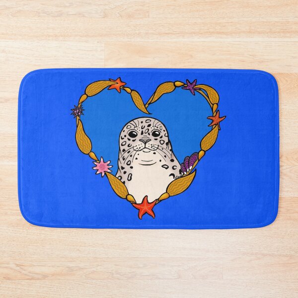 Item preview, Harbor Seal Kelp Heart designed and sold by sharkbait83.