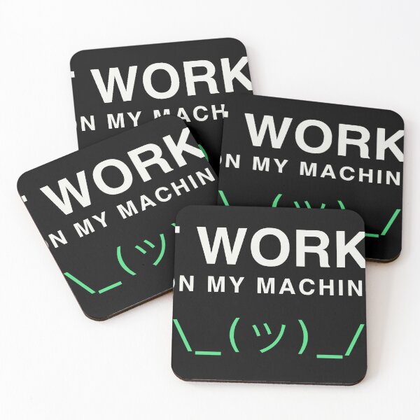 Item preview, It Works On My Machine — developer t-shirt designed and sold by Vestra Design.