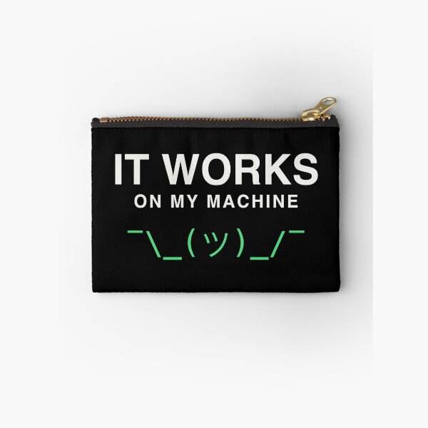 Item preview, It Works On My Machine — developer t-shirt designed and sold by Vestra Design.