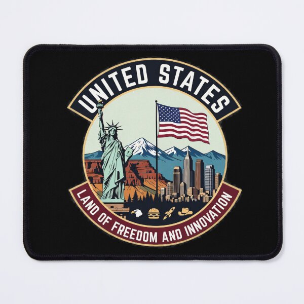 Item preview, United States – Land of Freedom and Innovation designed and sold by GnuArt.