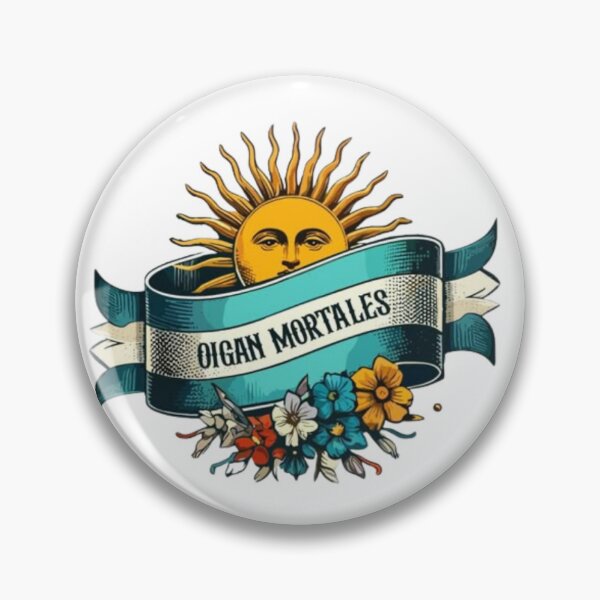 Item preview, Hear O Mortals Anthem Art - Vintage Argentina Sun of May Emblem designed and sold by FootballCrazy10.