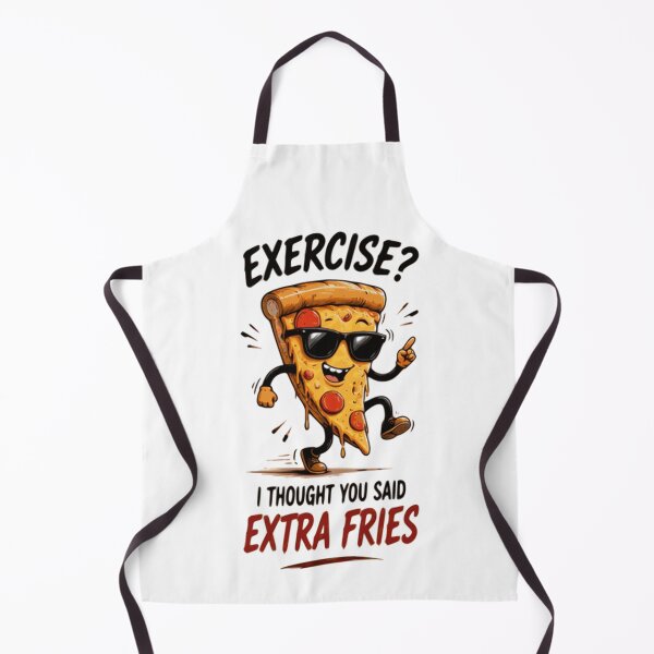 Item preview, Exercise? I Thought You Said Extra Fries designed and sold by NeuroJoyStudio.