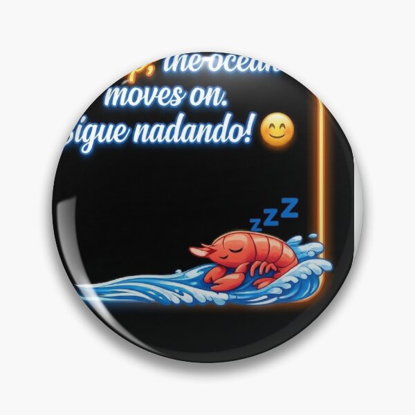 Item preview, Copy of Sleeping Shrimp Gets Carried Away Funny Proverb Design designed and sold by ViralStickShop.