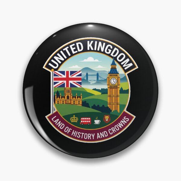 Item preview, United Kingdom – Land of History and Crowns designed and sold by GnuArt.