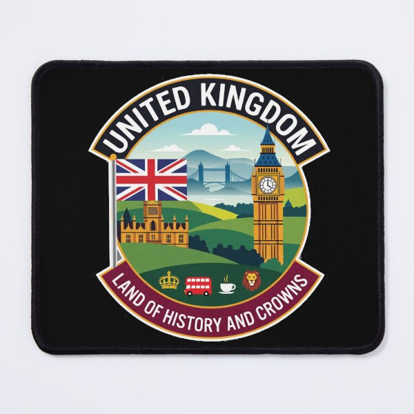 Item preview, United Kingdom – Land of History and Crowns designed and sold by GnuArt.