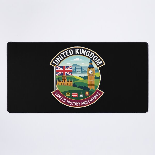 Item preview, United Kingdom – Land of History and Crowns designed and sold by GnuArt.