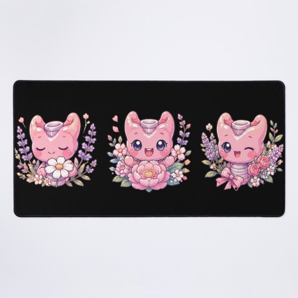Item preview, Kawaii Larynx and flowers designed and sold by DamioPolArt.